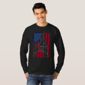Taekwondo  American Flag Taekwondo  Patriotic Tシャツ (正面フル)