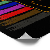 Taekwondo And Karate Black Belt Martial Art Studen ポスター (角)