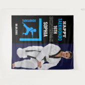 Taekwondo Birthday, Girl Player Backdrops タペストリー (正面(横))