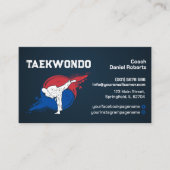 Taekwondo Coach - Martial Artist and Taegeuk 名刺 (正面)