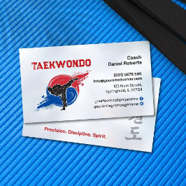 Taekwondo Coach - Martial Artist and Taegeuk 名刺