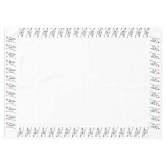 TAEKWONDO DÉSÉQUILIBRE テーブルクロス (正面(横))