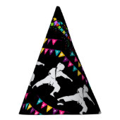 Taekwondo Girl Player Birthday パーティーハット (右)