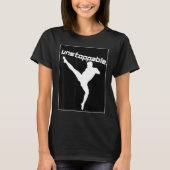 Taekwondo Graphic Workout Gym Motivation Unstoppab Tシャツ (正面)