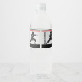 Taekwondo Player, Birthday Girl, Team Karate ペットボトルラベル (裏面)