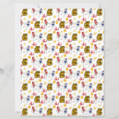 Taekwondo Scrapbook Paper (Boys) (正面)