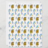 Taekwondo Scrapbook Paper (Girls) (裏面)