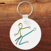 Taekwondo Stickman キーホルダー (正面)