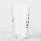 Taekwondo Stickman タンブラーグラス (右)