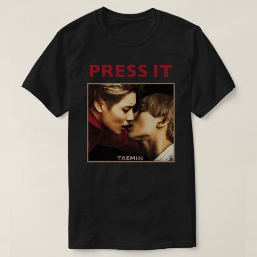 TAEMIN - PRESS IT Tシャツ (デザイン正面)