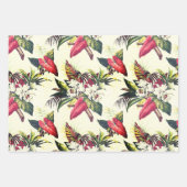 Taffi Op Art、ハリウッドフローラ、ジャスミン ラッピングペーパーシート (正面2)