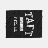 Taft High School Hs San Antonio Tx Phys Ed  フリースブランケット (正面(横))