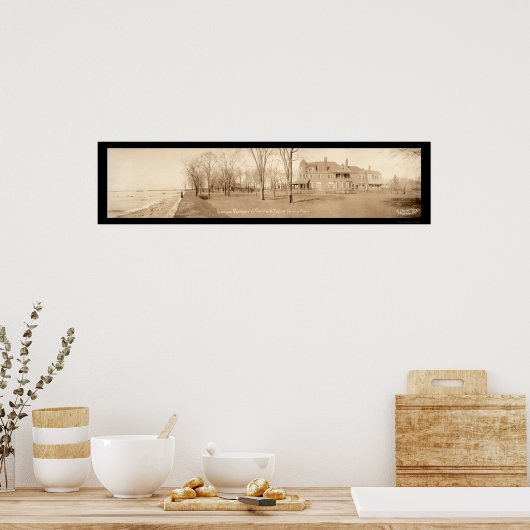 Taft House Beverly, MA写真1909 ポスター (キッチン)