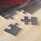 Taftsvilleの屋根付橋、ヴァーモント ジグソーパズル (側面)