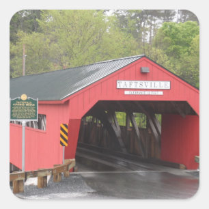 Taftsvilleの屋根付橋、ヴァーモント スクエアシール