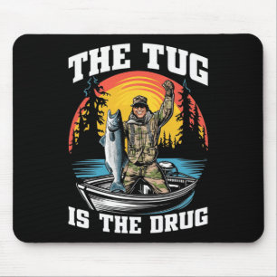 Tagは私のドラッグおもしろい魚釣りTee For Anglers マウスパッド