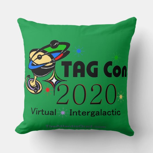 TAG Con 2020 - バーチャル - グリーン・クアドラント クッション (正面)
