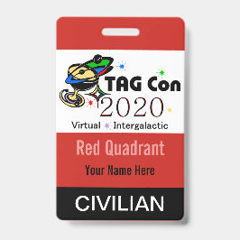 TAG Con 2020 - レッドクアドラント - 一般参加者バッジ バッジ