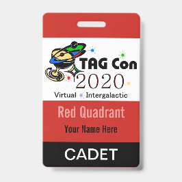 TAG Con 2020 - 赤い象限 - 士官候補生バッジ バッジ