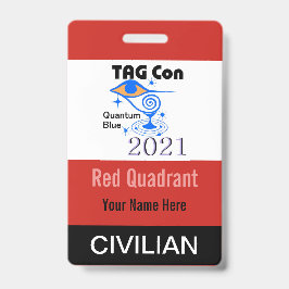 TAG Con 2021 - 赤い象限 - 一般参加者バッジ バッジ