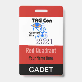 TAG Con 2021 - 赤い象限 - 士官候補生バッジ バッジ