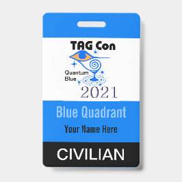 TAG Con 2021 - 青の象限 - 一般参加者バッジ バッジ