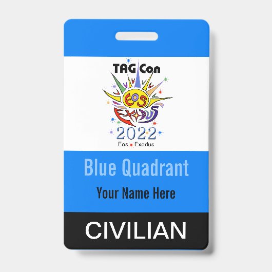 TAG Con 2022 - ブルークラント - 一般バッジ バッジ (正面)