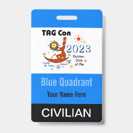 TAG Con 2023 - 青の象限 - 一般参加者バッジ バッジ