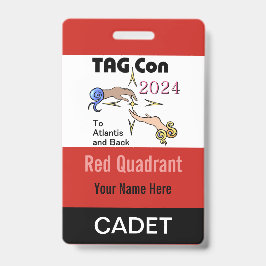TAG Con 2024 - 赤い象限 - 士官候補生バッジ バッジ