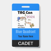 TAG Con 2024 - 青い象限 - 訓練生バッジ バッジ (裏面)