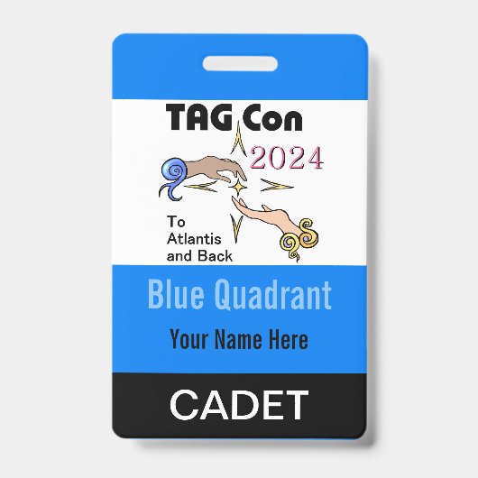 TAG Con 2024 - 青い象限 - 訓練生バッジ バッジ (正面)