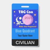 TAG Con 2025 - 青の象限 - 一般参加者バッジ バッジ (裏面)