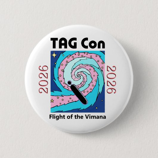 TAG Con 2026 ヴィマーナの飛行 バッジ (正面)