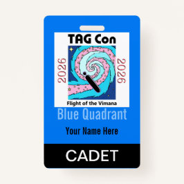 TAG Con 2026 - Blue Quadrant - Cadet Badge バッジ
