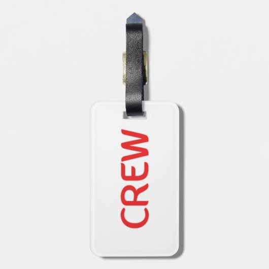 TAG Crew Emirates ラゲッジタグ (裏面縦)