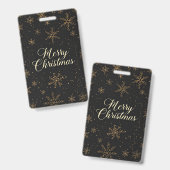 Tag-Merry Christmas バッジ (正面＆裏面)