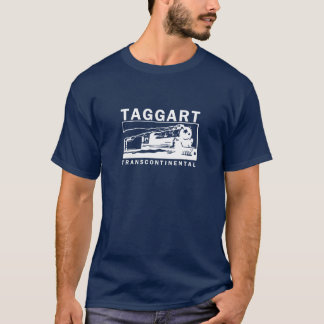 Taggartの大陸横断/白いロゴ Tシャツ