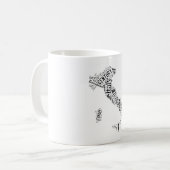 Tagxedoのイタリア コーヒーマグカップ (正面左)