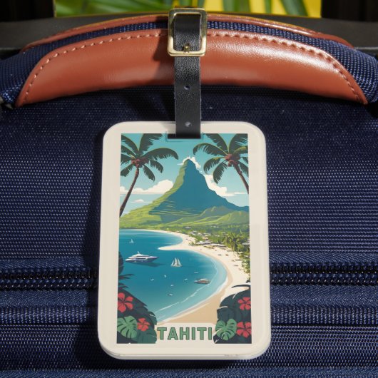 Tahiti ラゲッジタグ (正面インサイチュ2)