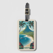 Tahiti ラゲッジタグ (正面縦)
