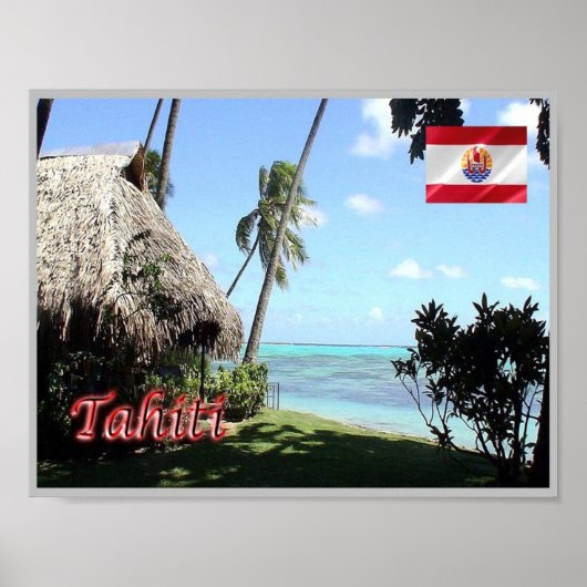 Tahiti - French Polynesia - ポスター (正面)
