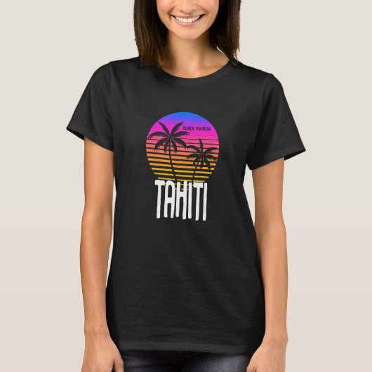 Tahiti French Polynesia Tシャツ (正面)