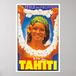 Tahiti ~ Perle du Pacifique ポスター