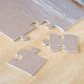 Tahiti Sand Beach Blue Sky Palm Trees ジグソーパズル (側面)