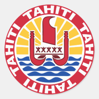 Tahiti sticker ラウンドシール