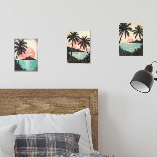 Tahiti Tranquility – Vintage South Pacific Travel (寝室)