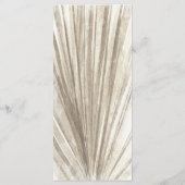 Tahiti | Tropical Island Floral Wedding メニュー (裏面)