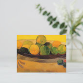 Tahitianのオレンジが付いているポールGauguin-の静物画 ポストカード (スタンド正面)