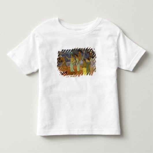 Tahitianの生命1896年からのポール・ゴーギャン|場面 トドラーTシャツ (正面)
