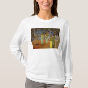 Tahitianの生命1896年からのポール・ゴーギャン 場面 tシャツ